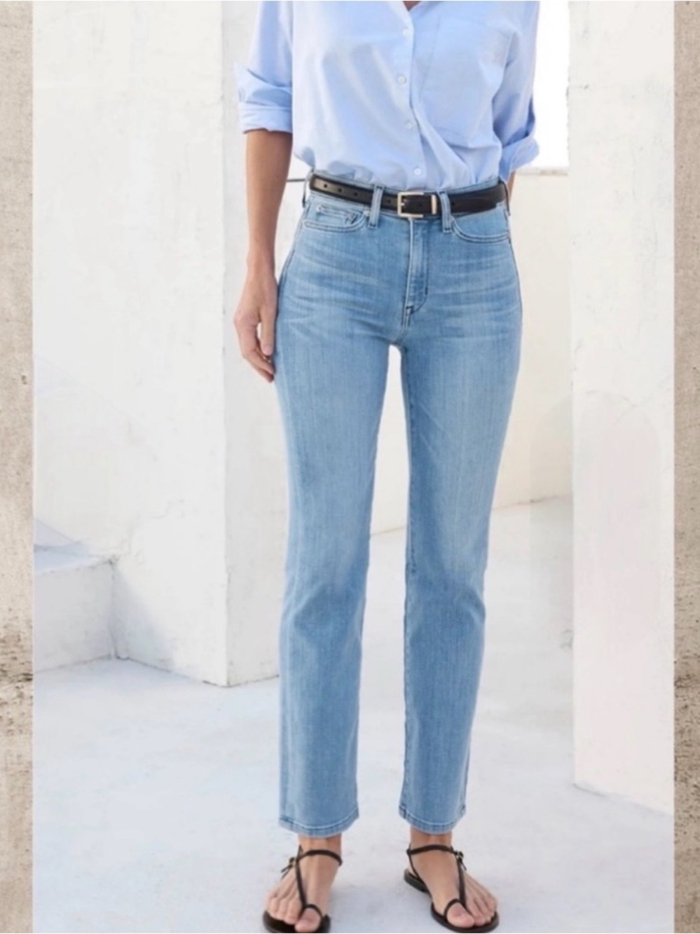 AYR POP jeans High-Rise Straight Leg Jeans size 32 Large